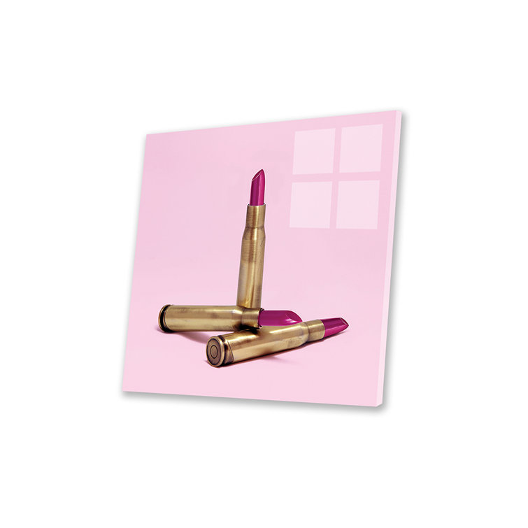 Mercer41 Lipstick Bullet On Plastic / Acrylic by Paul Fuentes Print